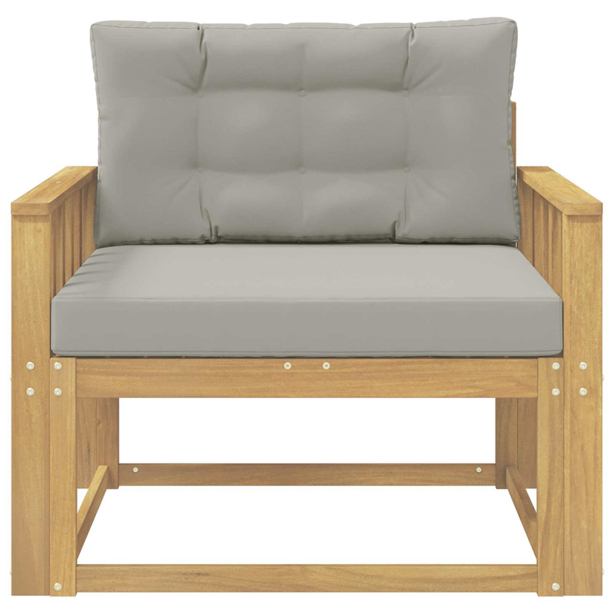 Buiten Midden Sofa Polyester Wit Verticale latten