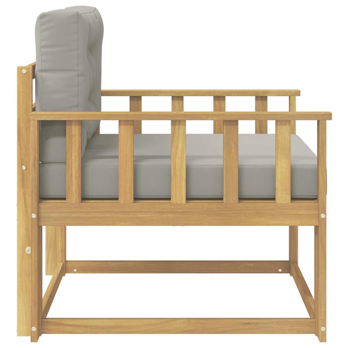 Buiten Midden Sofa Polyester Wit Verticale latten