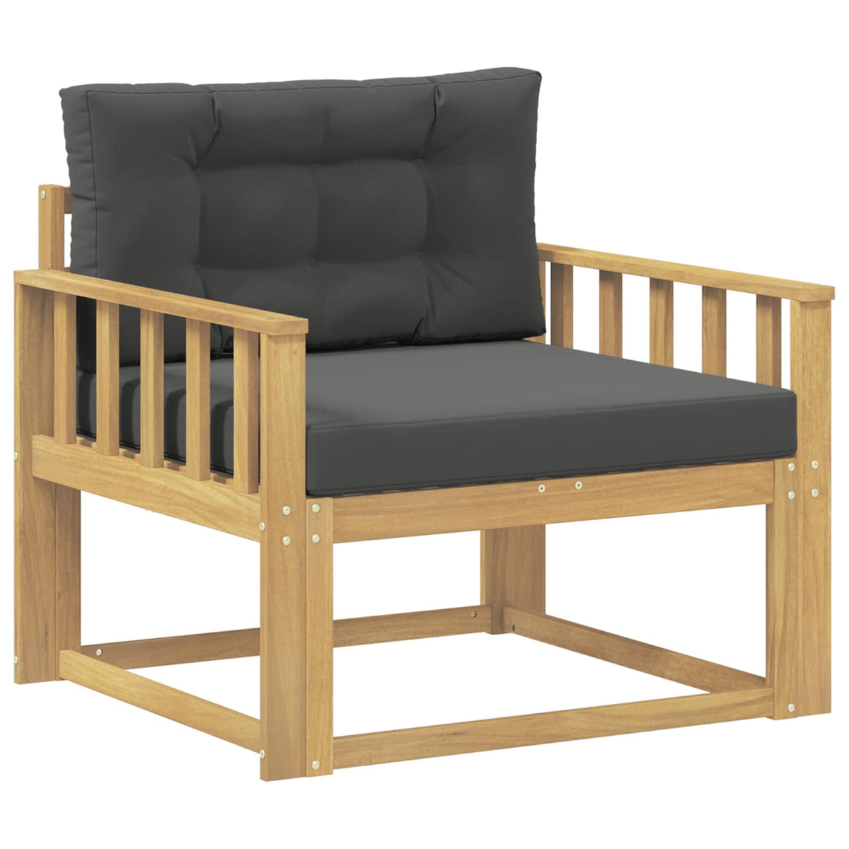 Buiten Midden Sofa Polyester Wit Verticale latten