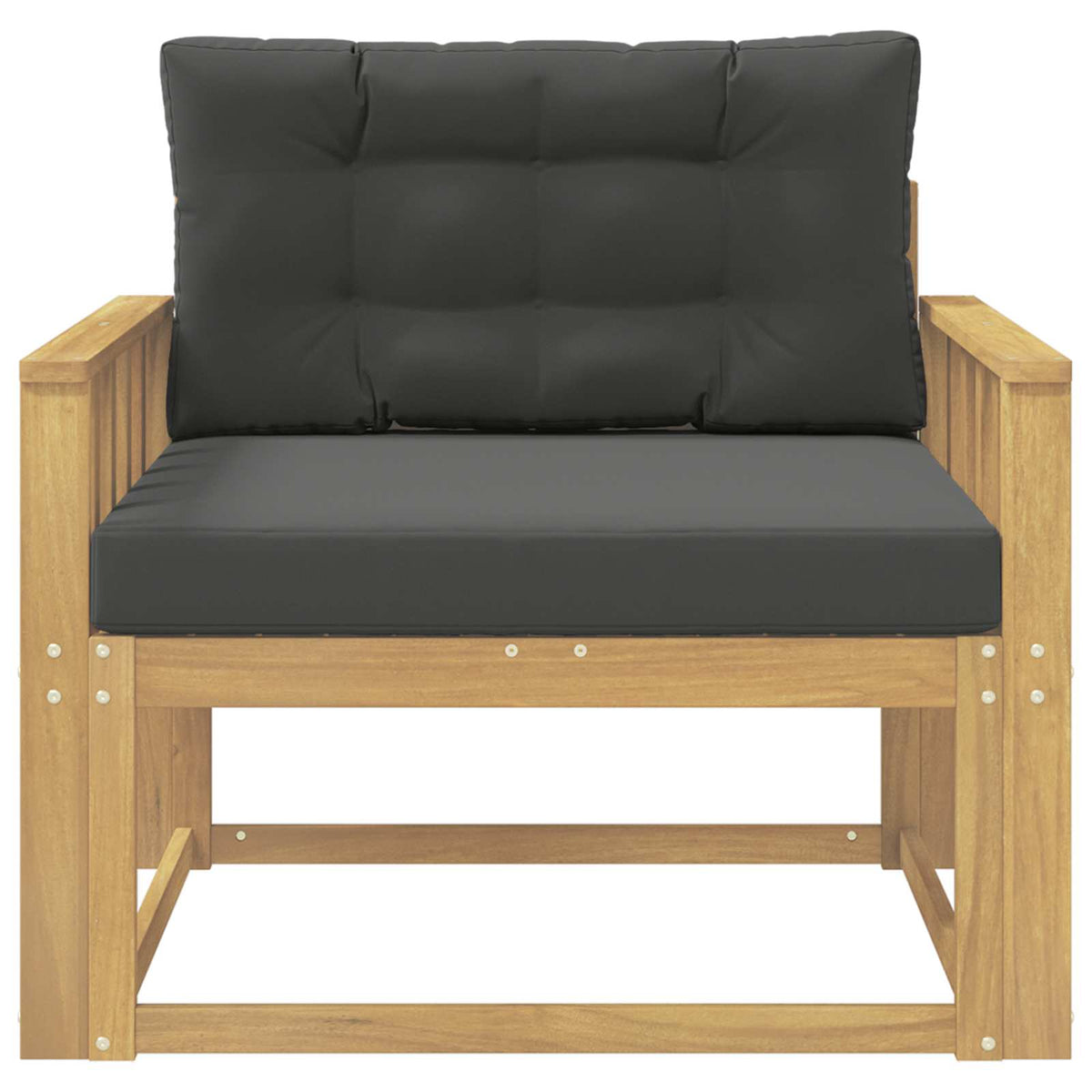 Buiten Midden Sofa Polyester Wit Verticale latten