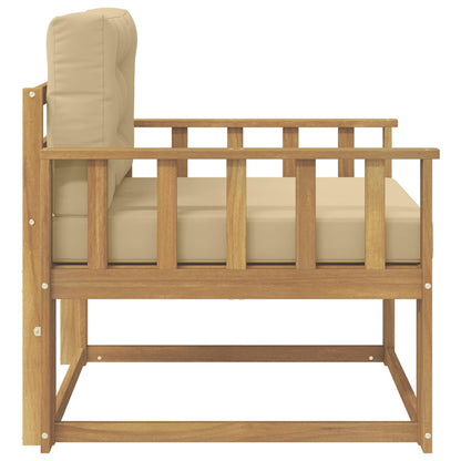 Buiten Midden Sofa Polyester Wit Verticale latten