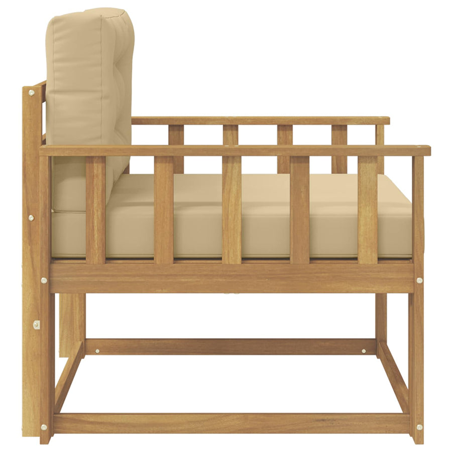 Buiten Midden Sofa Polyester Wit Verticale latten