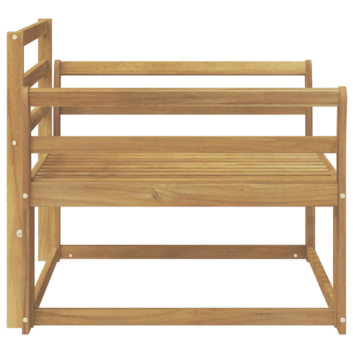 Buiten Midden Sofa Massief Acaciahout Wit