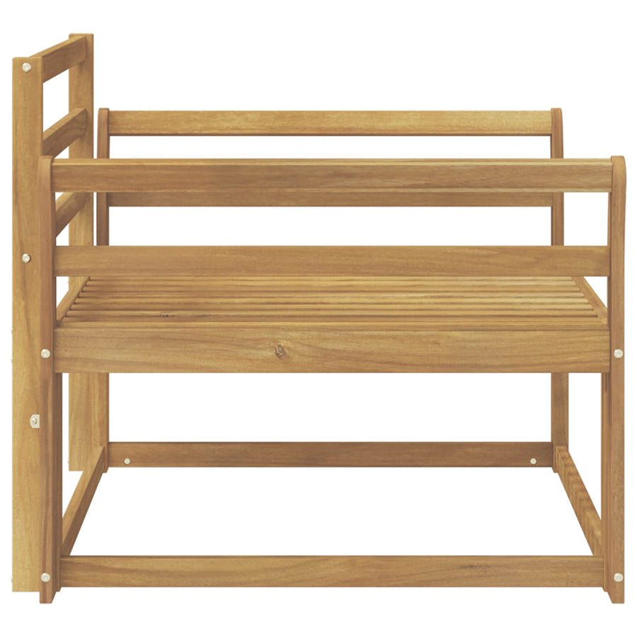 Buiten Midden Sofa Massief Acaciahout Wit