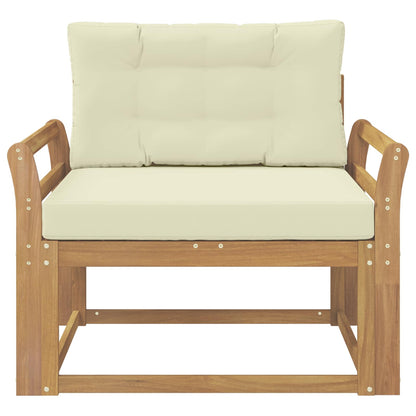 Buiten Midden Sofa Polyester Wit Gebogen