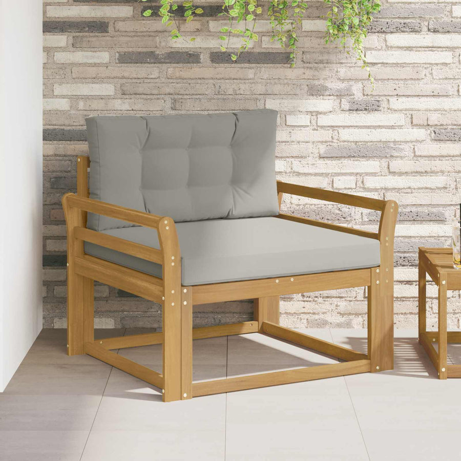 Buiten Midden Sofa Polyester Wit Gebogen