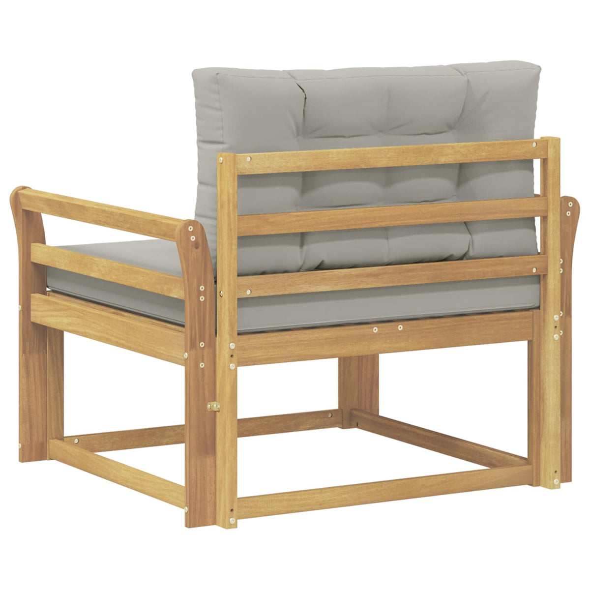Buiten Midden Sofa Polyester Wit Gebogen