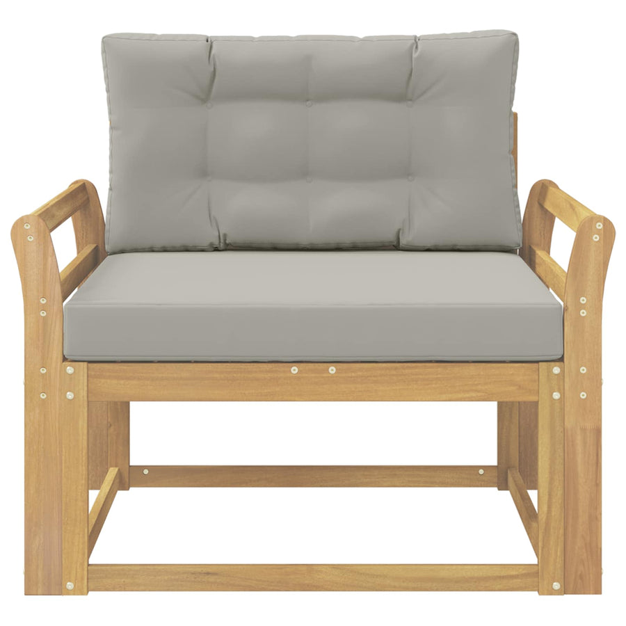 Buiten Midden Sofa Polyester Wit Gebogen