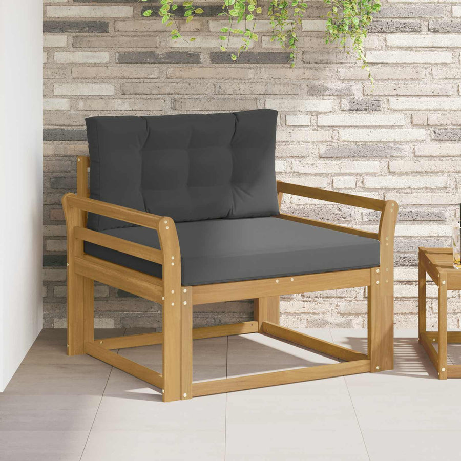Buiten Midden Sofa Polyester Wit Gebogen