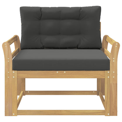 Buiten Midden Sofa Polyester Wit Gebogen