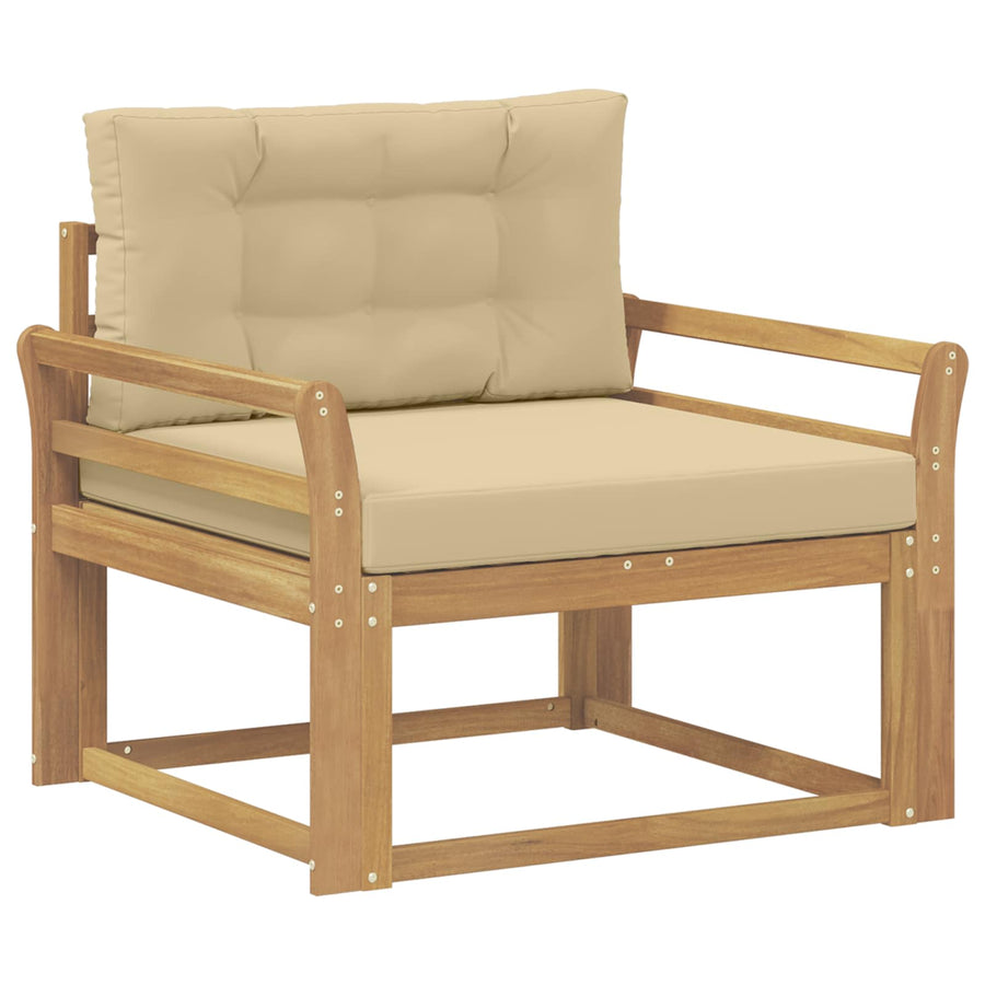 Buiten Midden Sofa Polyester Wit Gebogen