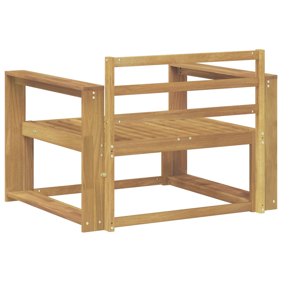Buiten Midden Sofa Massief Acaciahout Wit