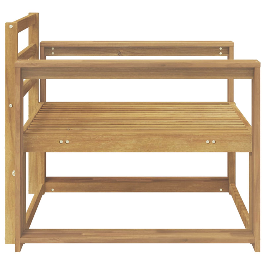 Buiten Midden Sofa Massief Acaciahout Wit