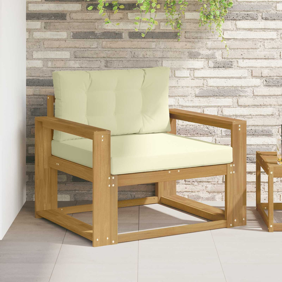Buiten Midden Sofa Polyester Wit Breed plat