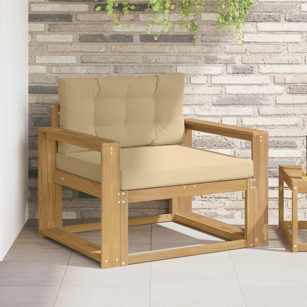 Buiten Midden Sofa Polyester Wit Breed plat