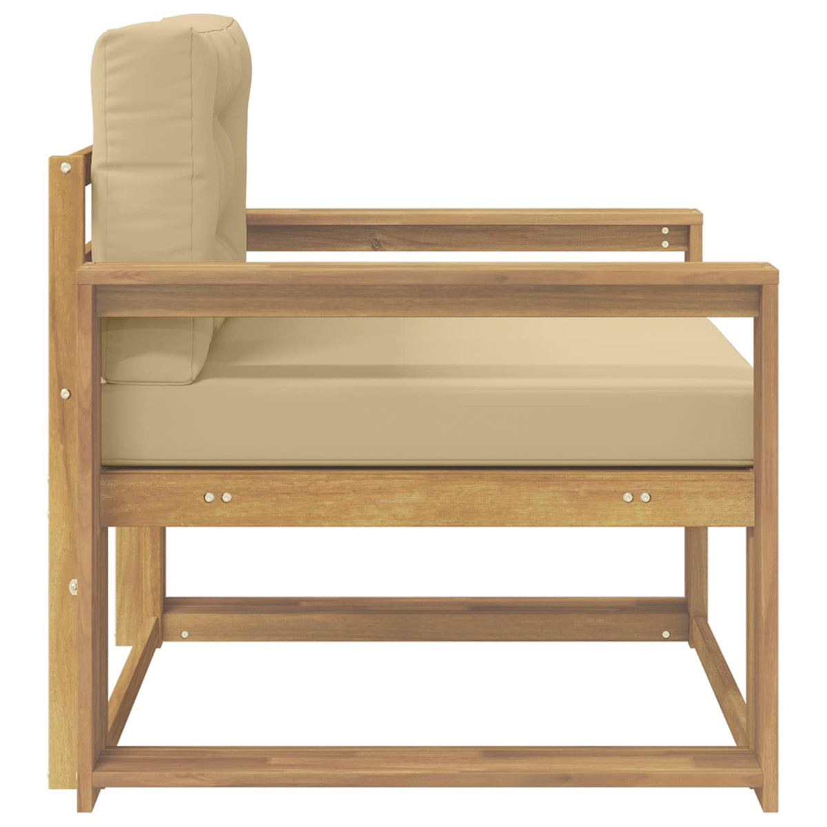 Buiten Midden Sofa Polyester Wit Breed plat
