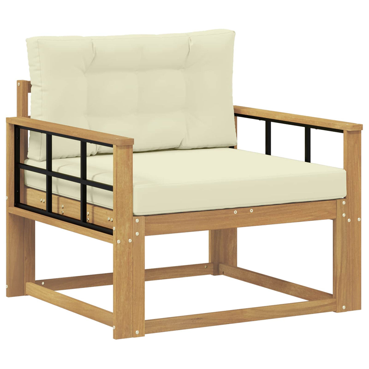 Buiten Midden Sofa Polyester Wit Ruit