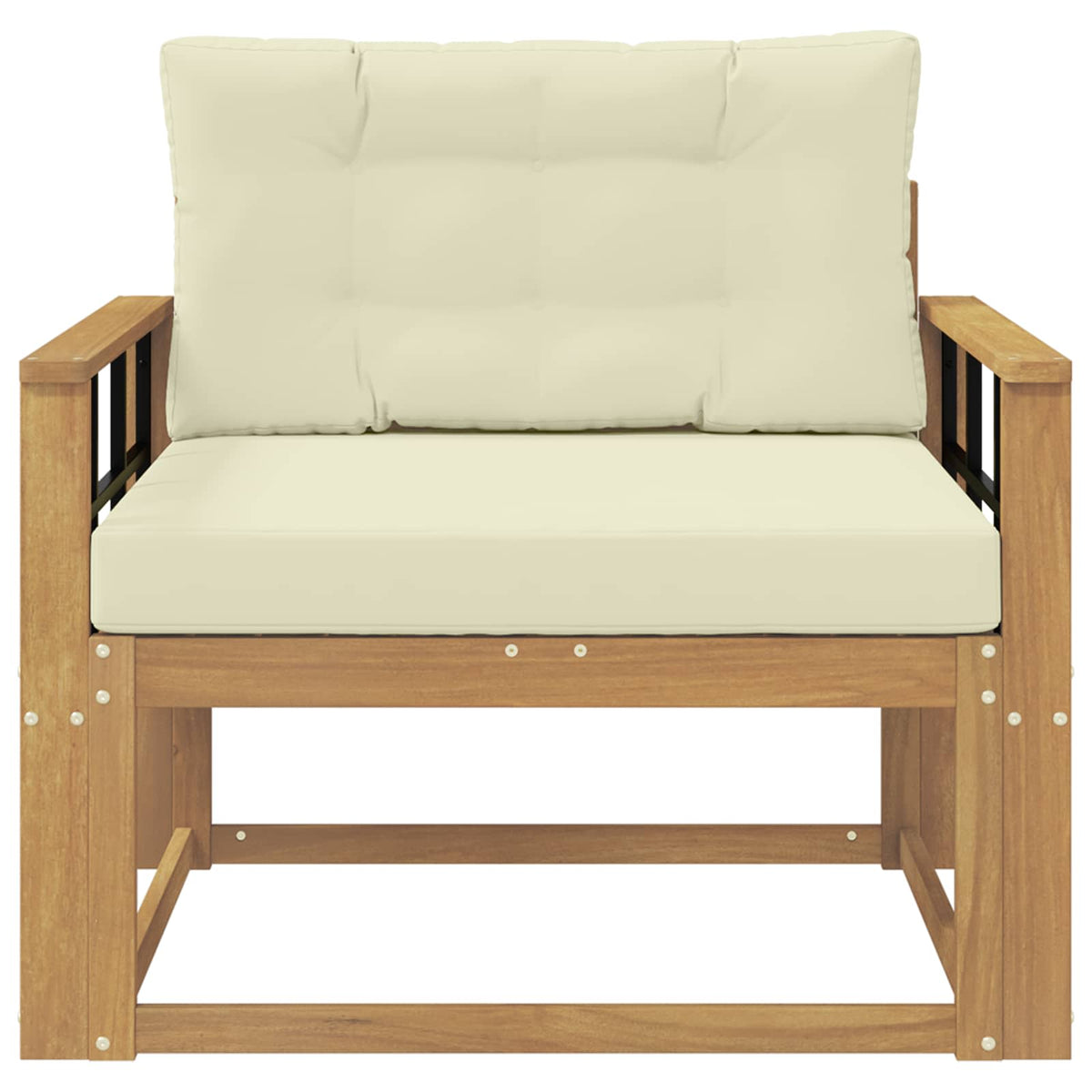 Buiten Midden Sofa Polyester Wit Ruit