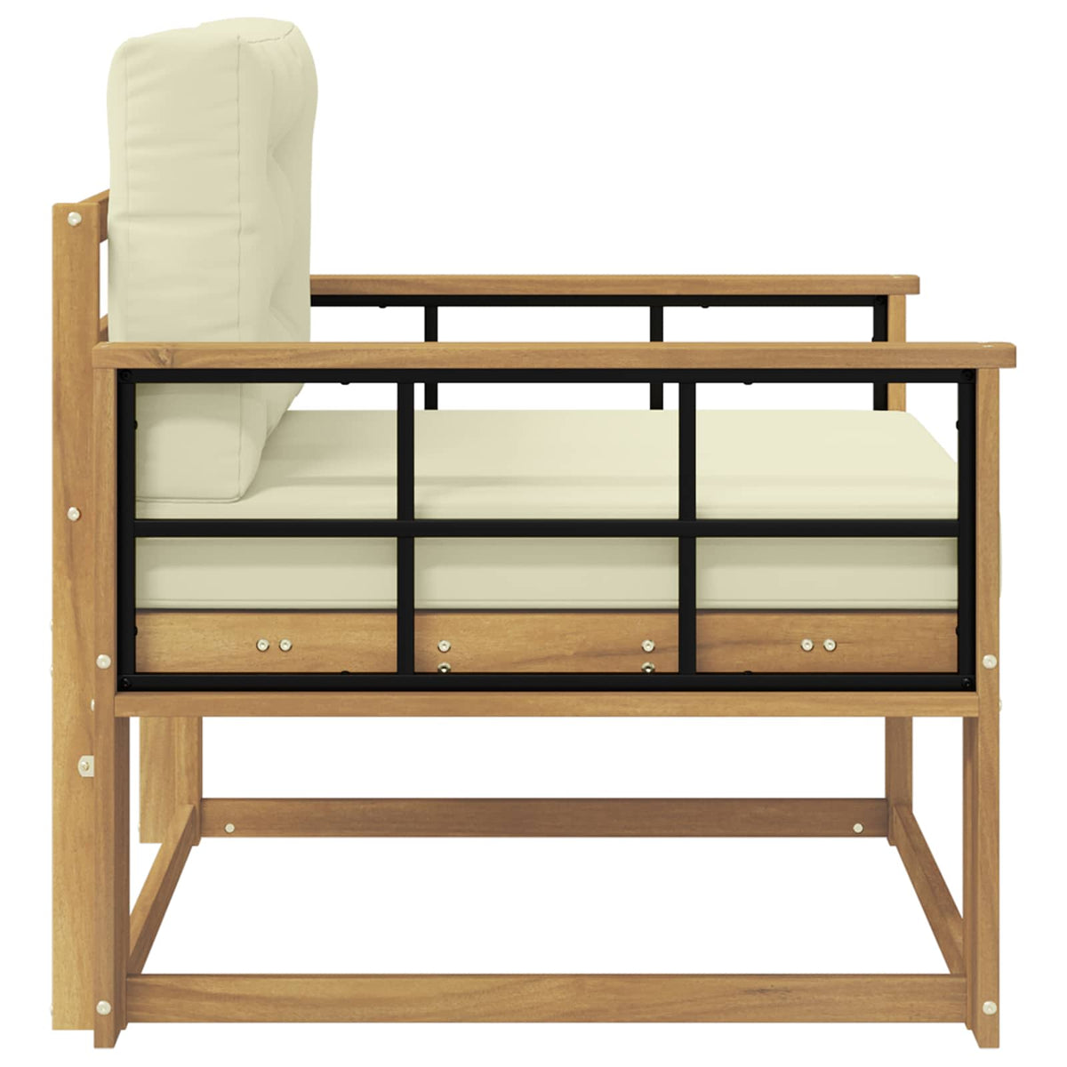 Buiten Midden Sofa Polyester Wit Ruit