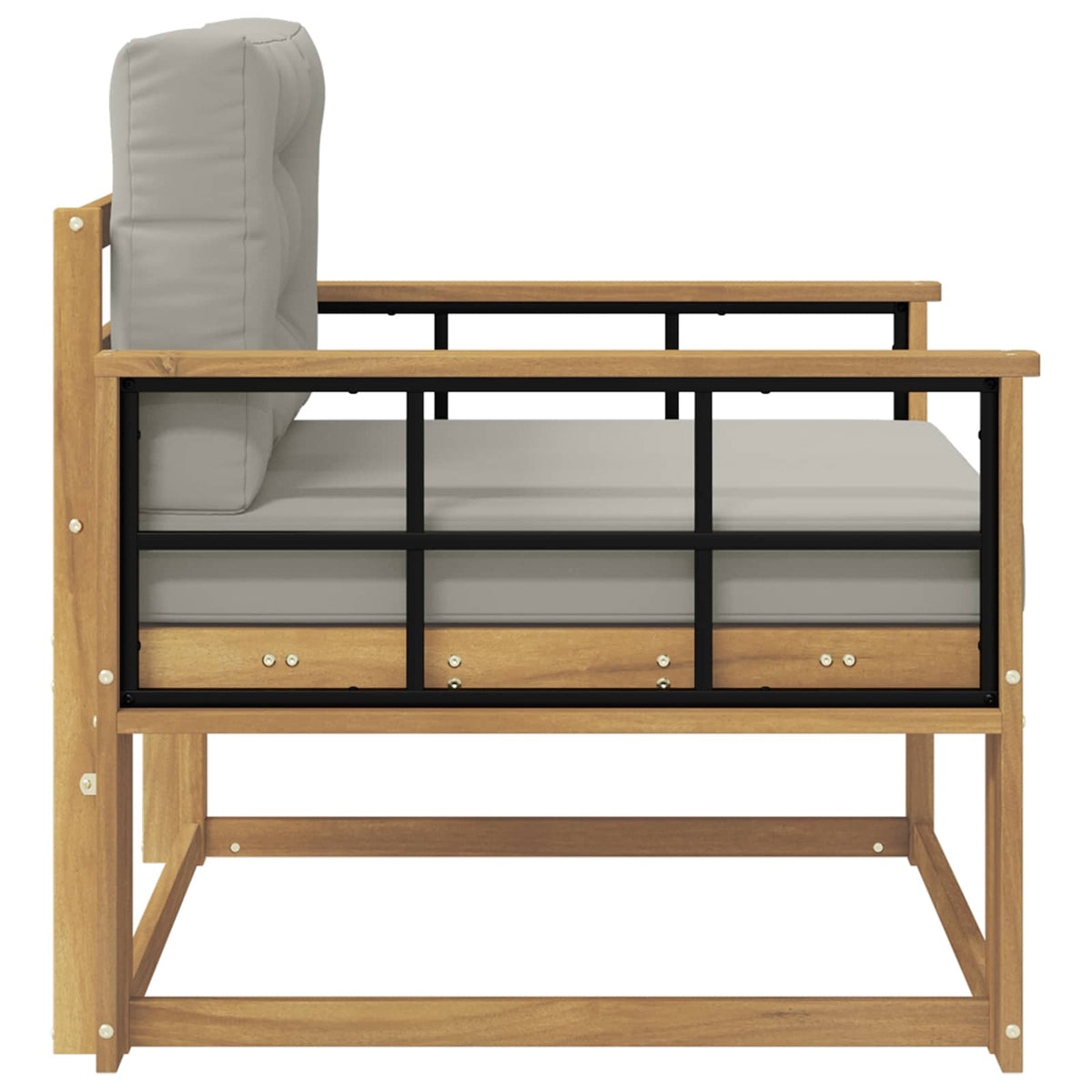 Buiten Midden Sofa Polyester Wit Ruit