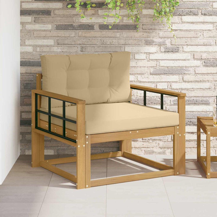 Buiten Midden Sofa Polyester Wit Ruit