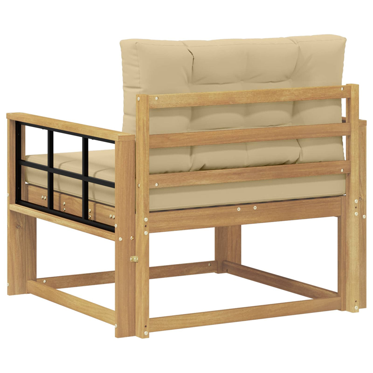 Buiten Midden Sofa Polyester Wit Ruit