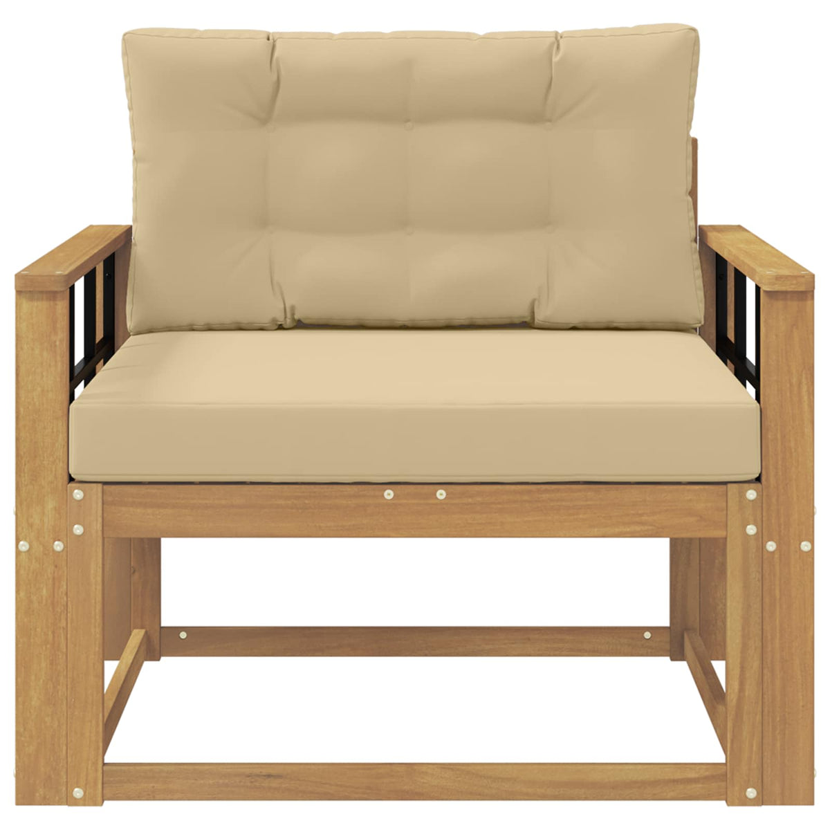 Buiten Midden Sofa Polyester Wit Ruit