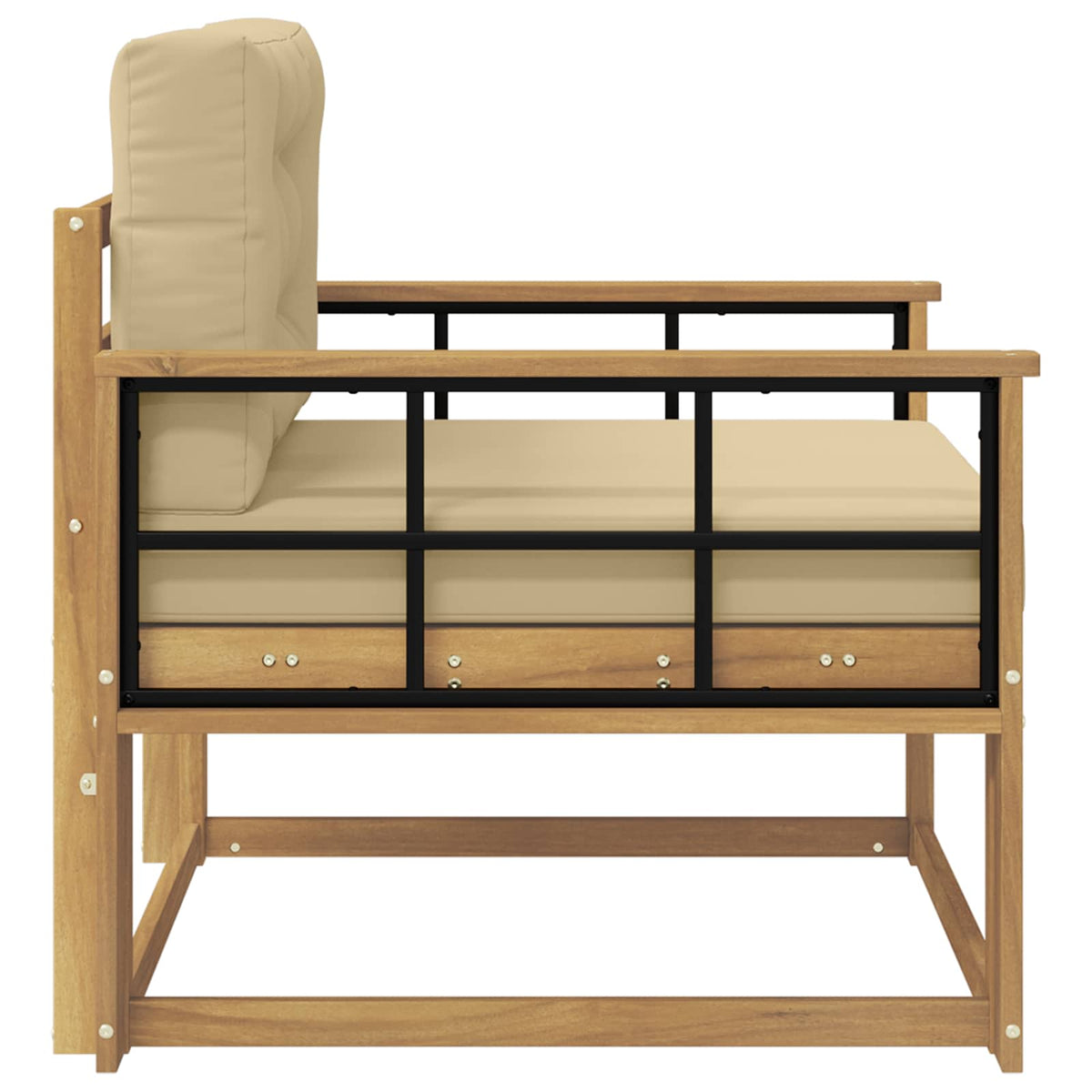 Buiten Midden Sofa Polyester Wit Ruit