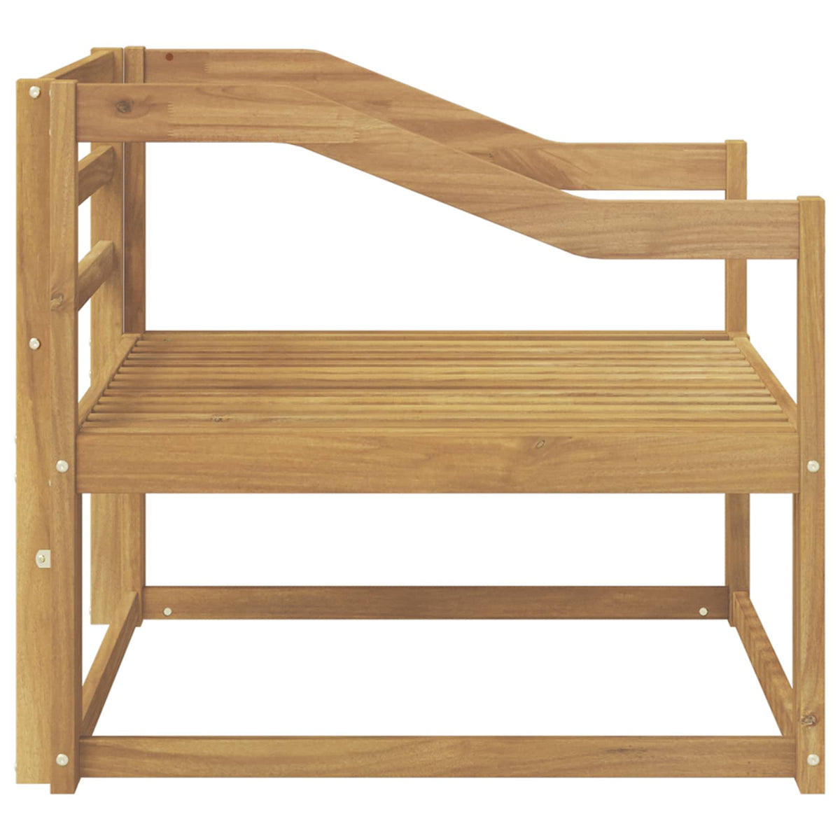 Buiten Midden Sofa Massief Acaciahout Wit