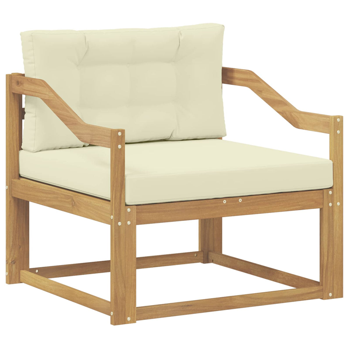 Buiten Midden Sofa Polyester Wit Hellend