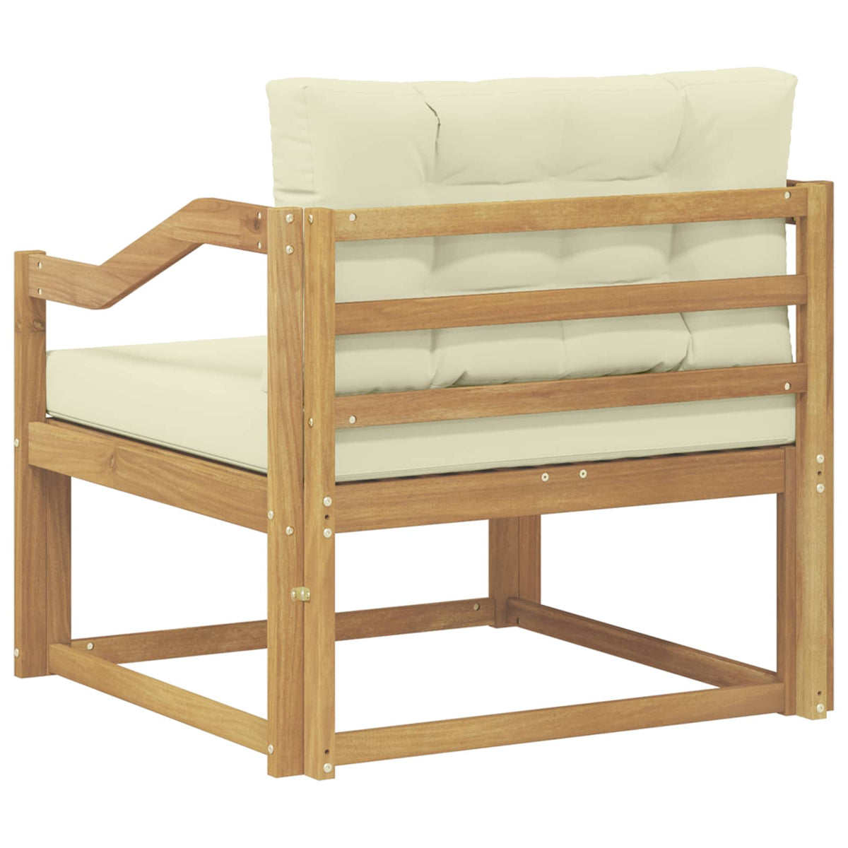 Buiten Midden Sofa Polyester Wit Hellend