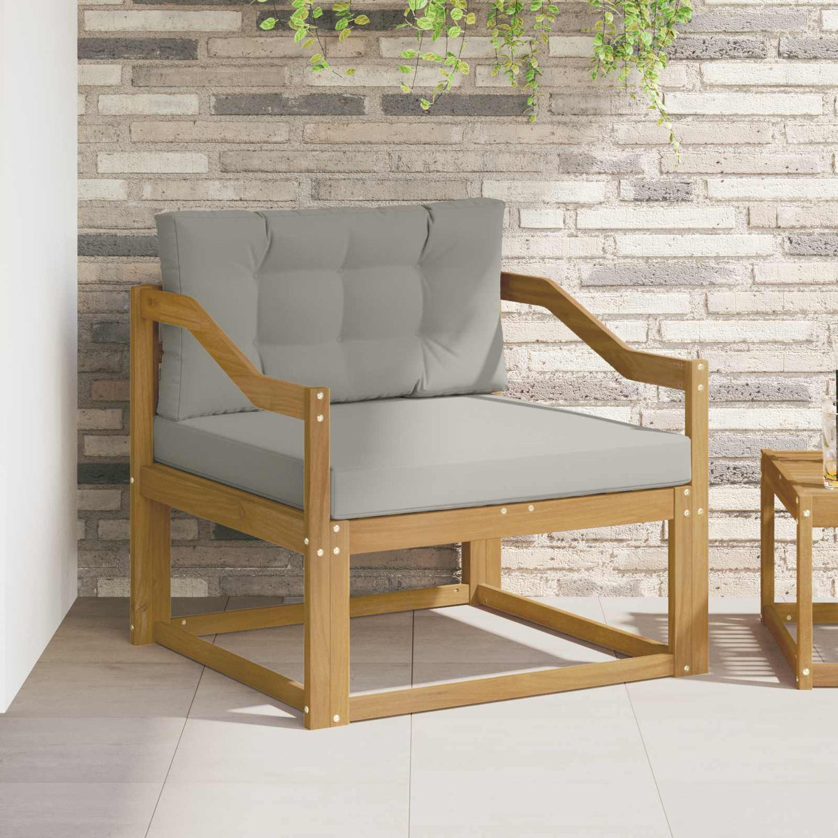 Buiten Midden Sofa Polyester Wit Hellend