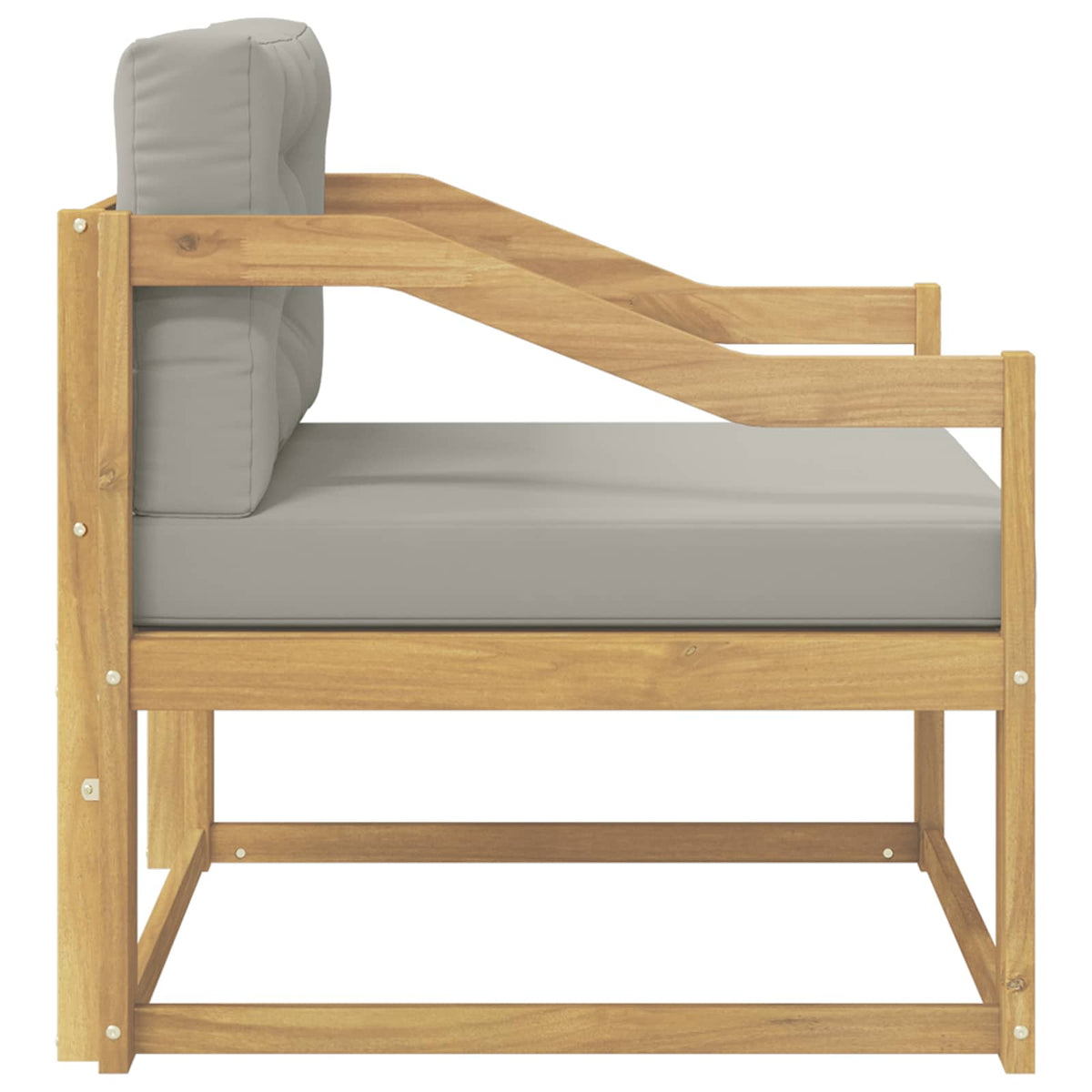Buiten Midden Sofa Polyester Wit Hellend