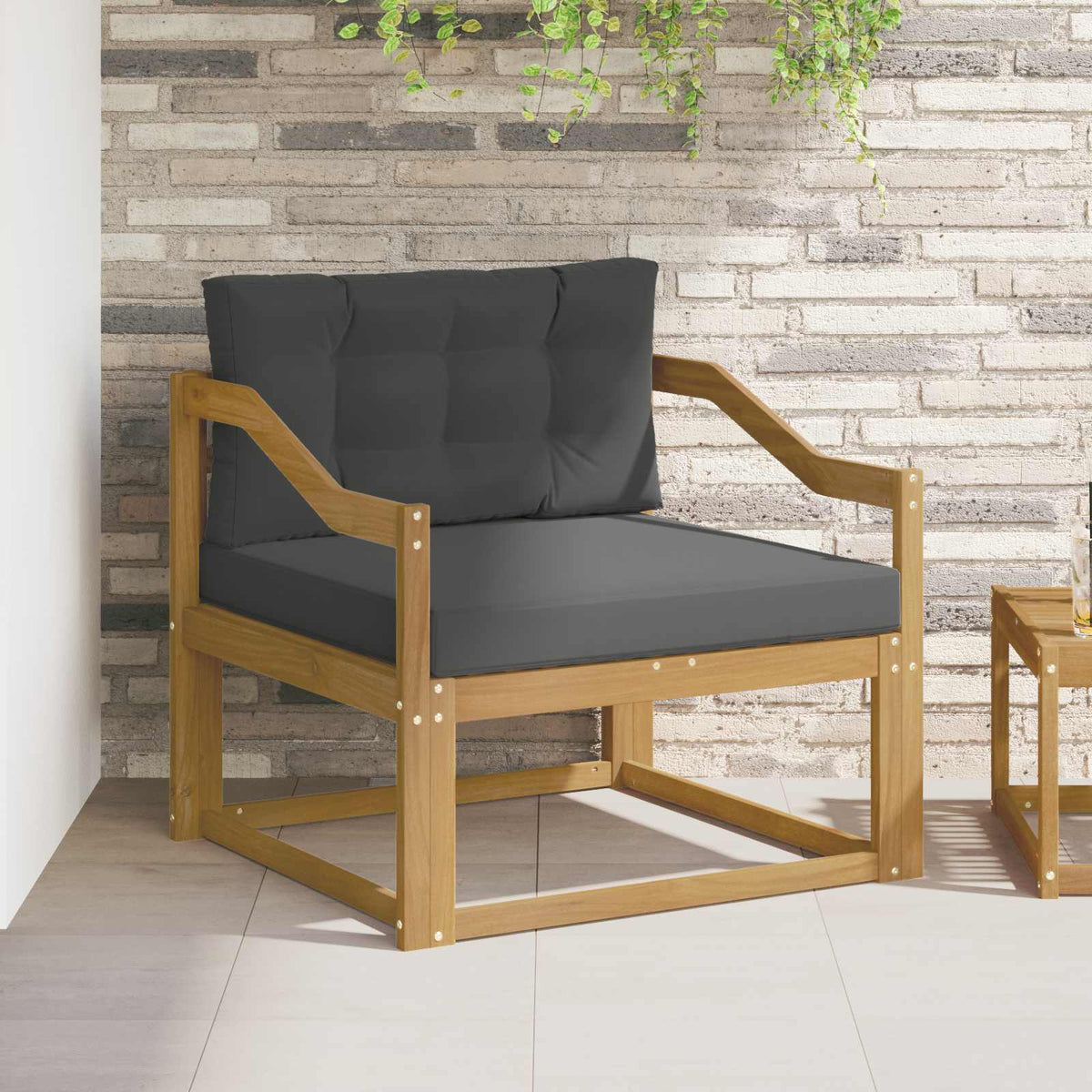 Buiten Midden Sofa Polyester Wit Hellend