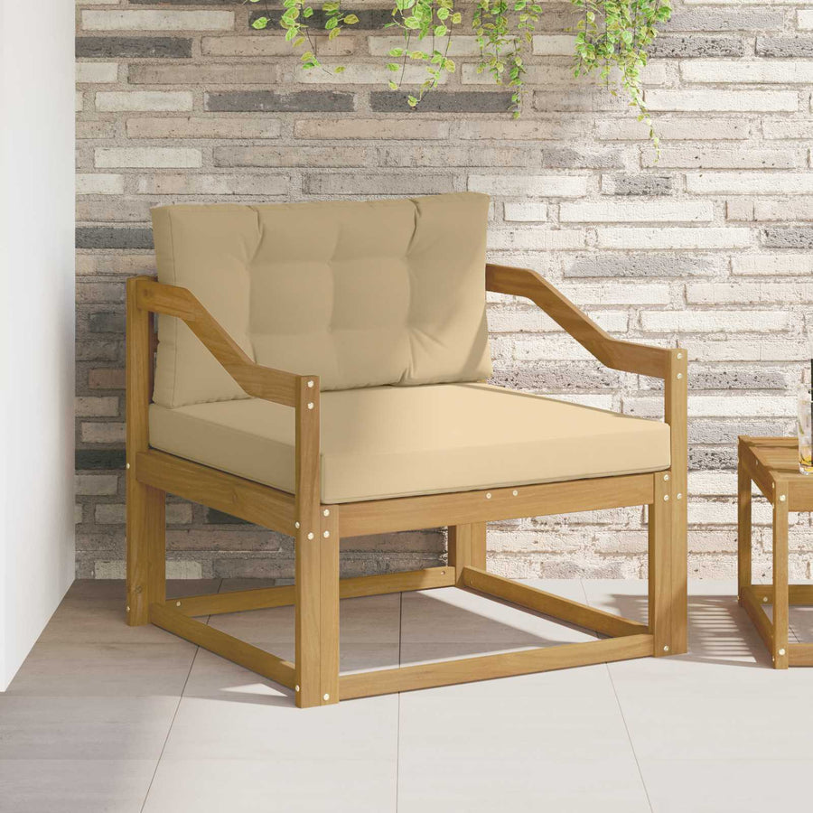 Buiten Midden Sofa Polyester Wit Hellend