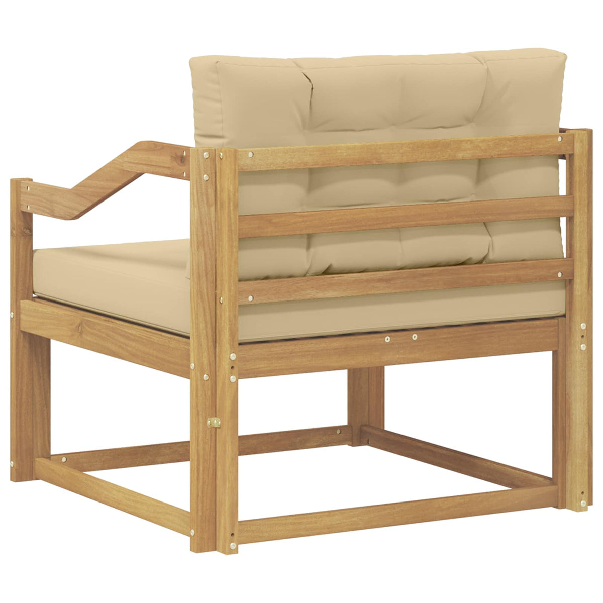 Buiten Midden Sofa Polyester Wit Hellend
