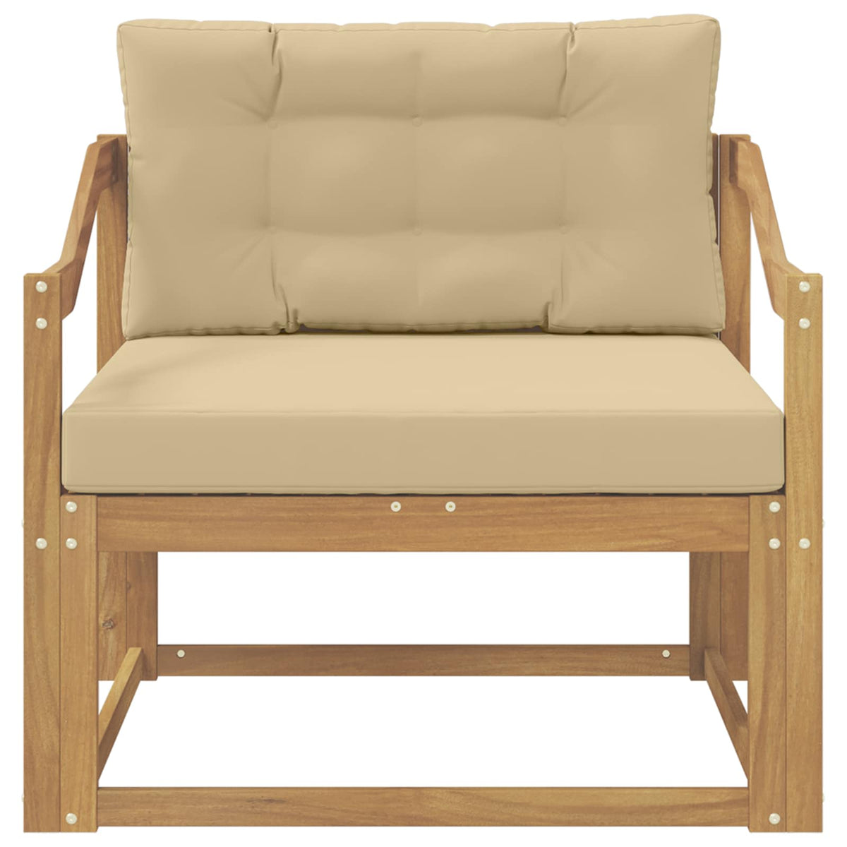 Buiten Midden Sofa Polyester Wit Hellend