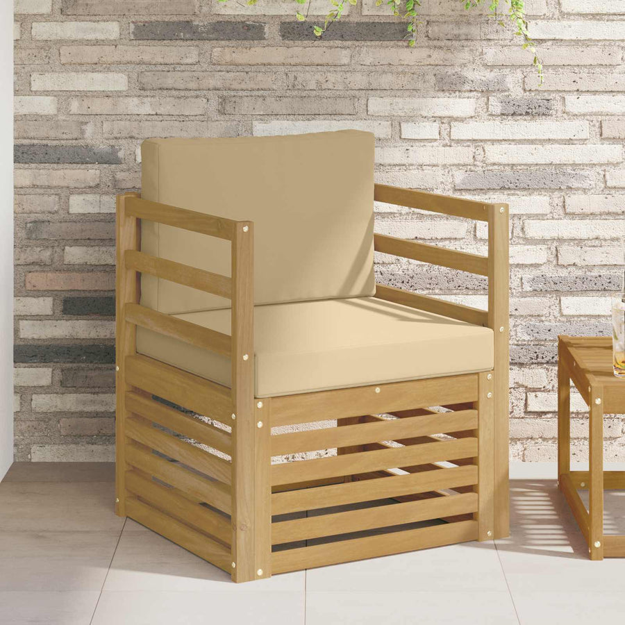 Tuinbank Polyester Wit
