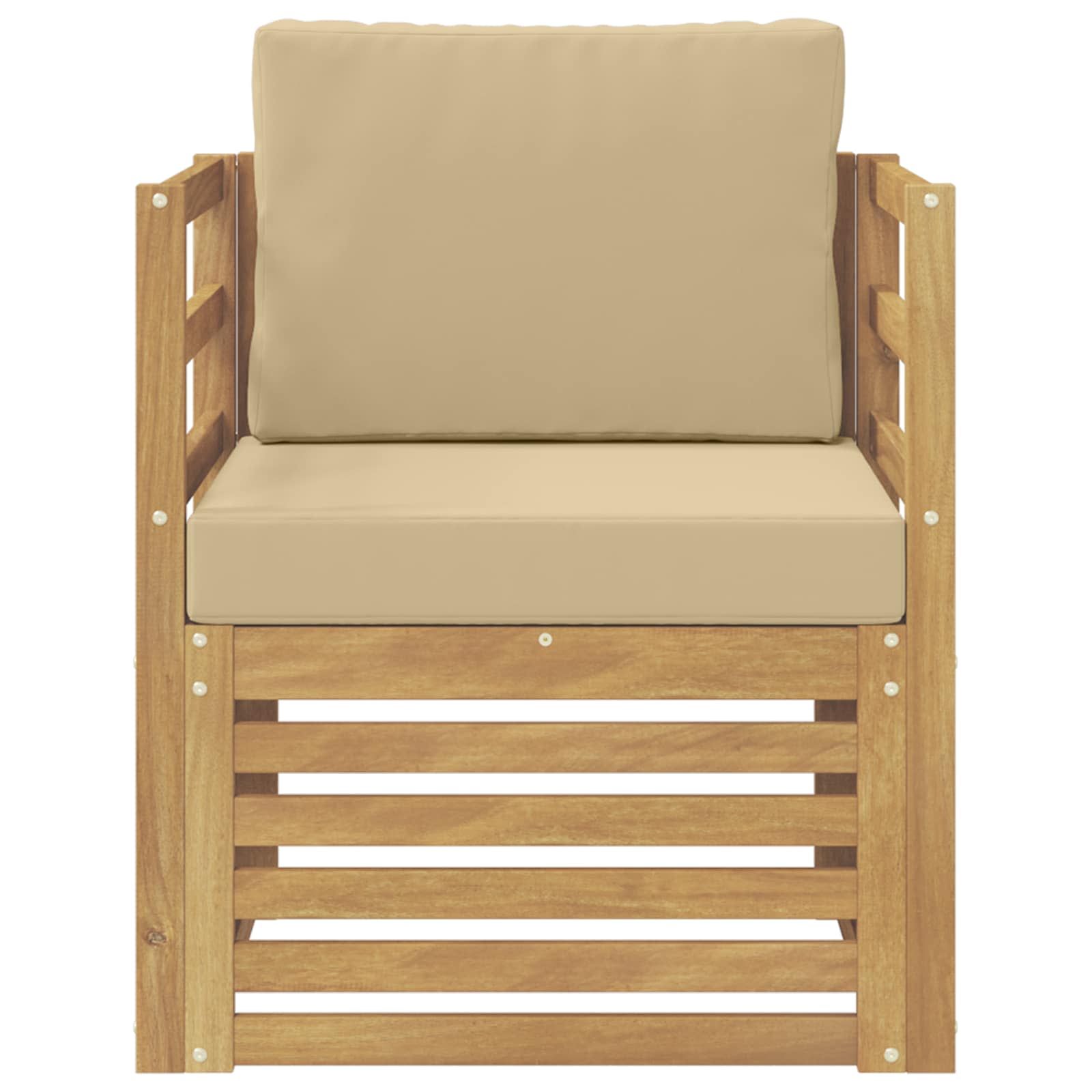 Tuinbank Polyester Wit