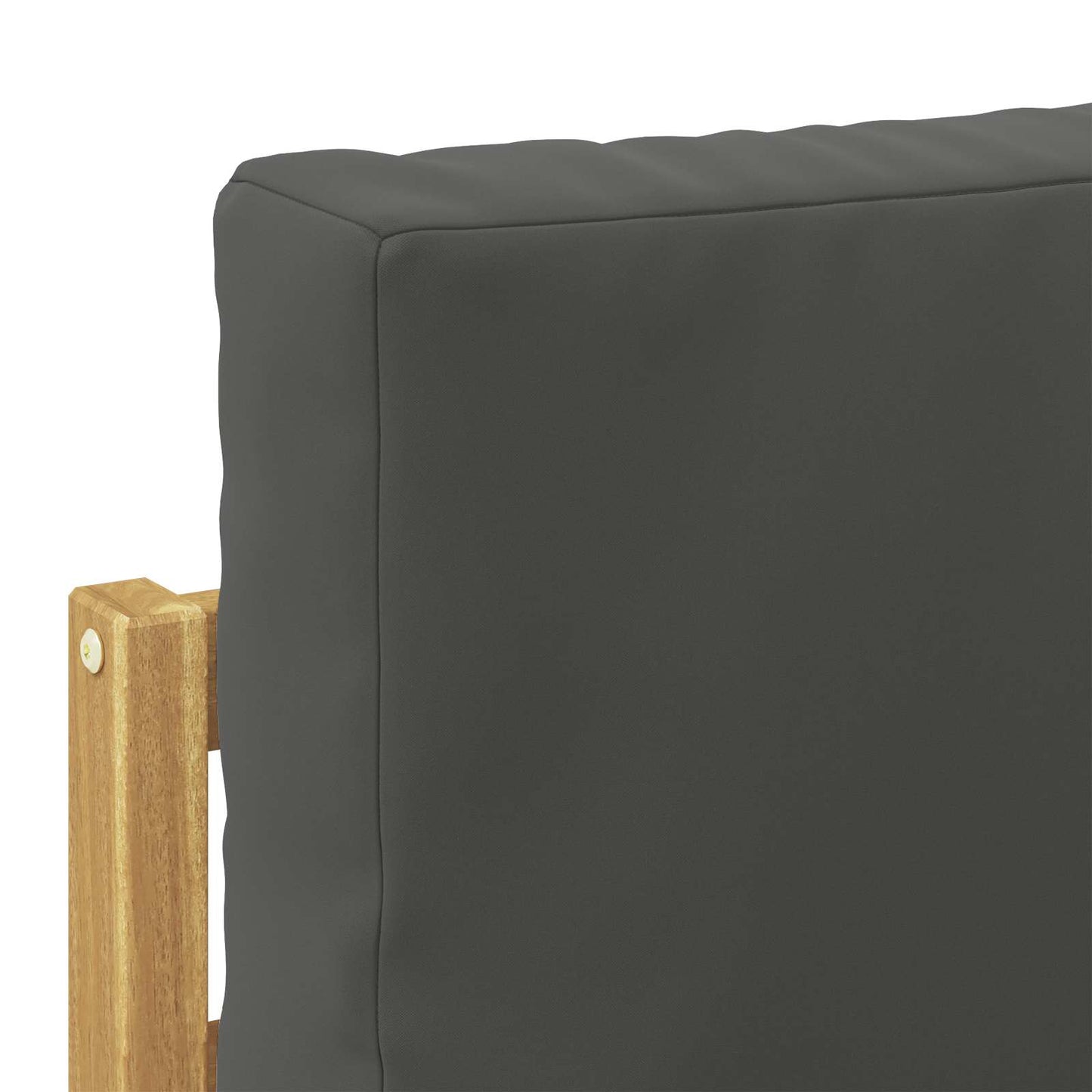 2 Stuk Buiten bankenset Polyester Wit en Anthraciet