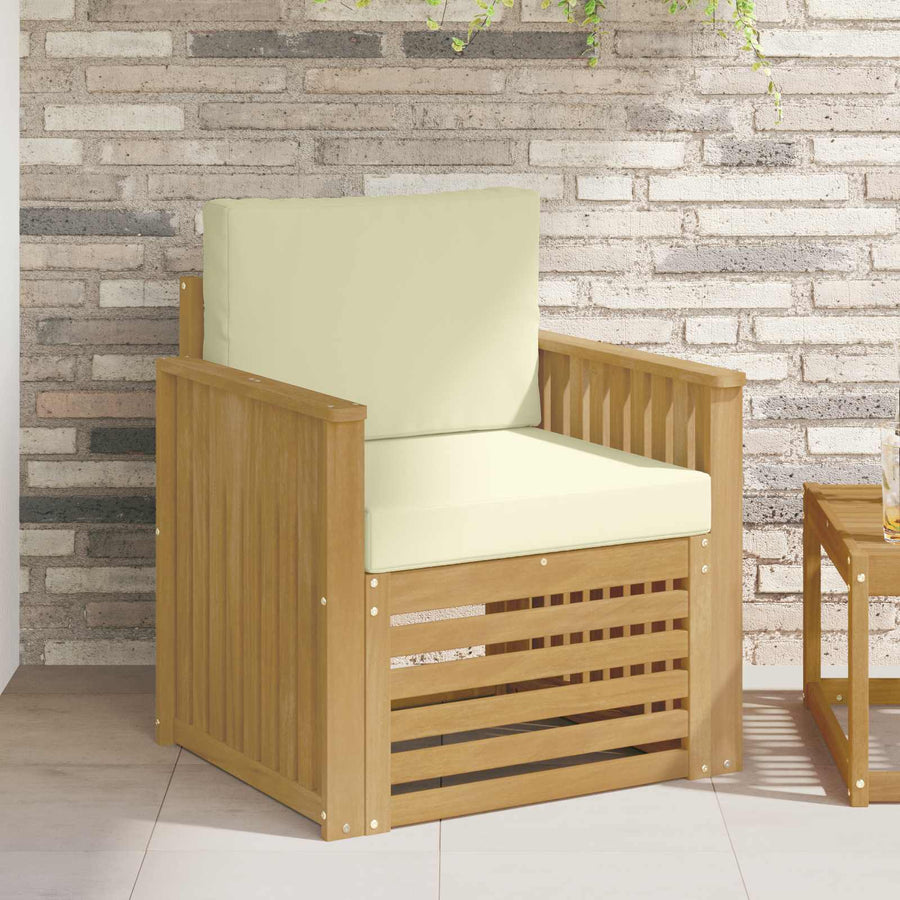 Buiten bankenset Polyester Wit
