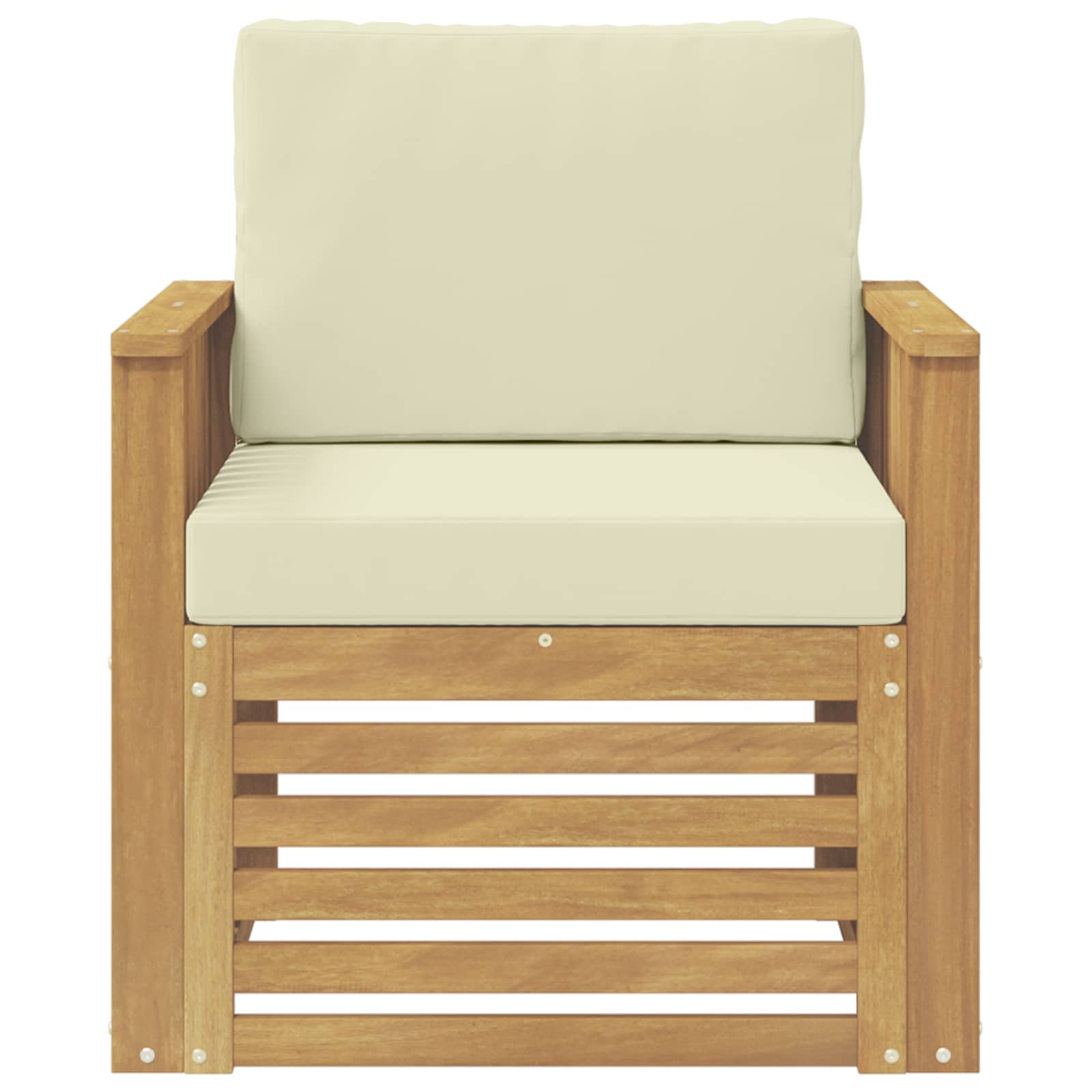 Buiten bankenset Polyester Wit