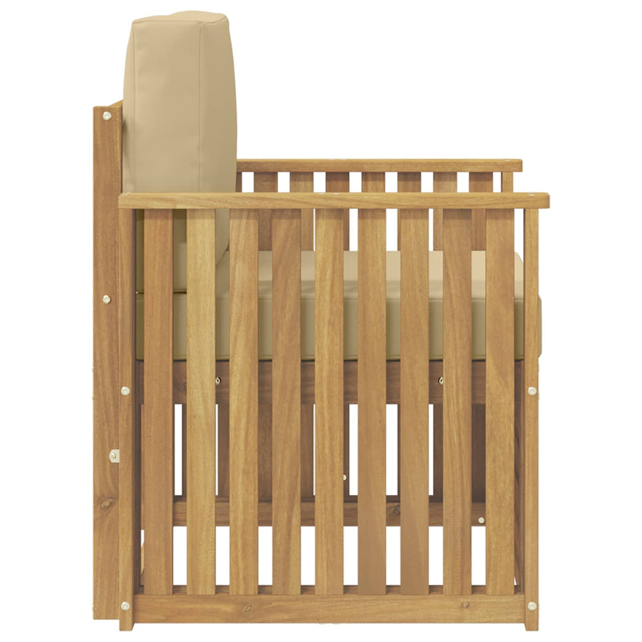 Buiten bankenset Polyester Wit