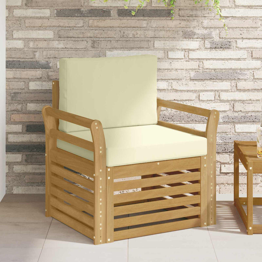 Buiten bankenset Polyester Wit