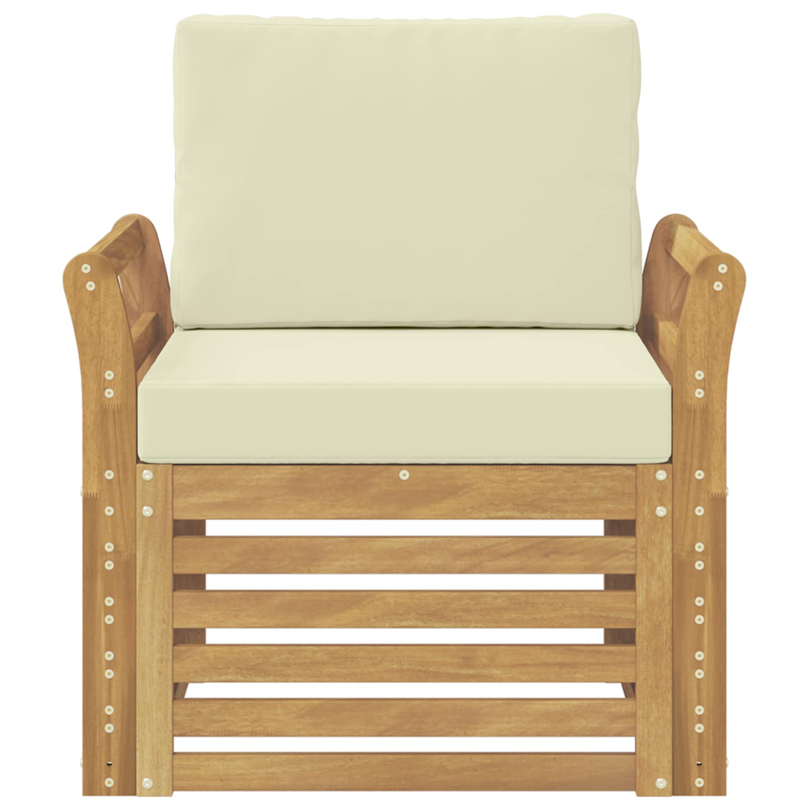 Buiten bankenset Polyester Wit