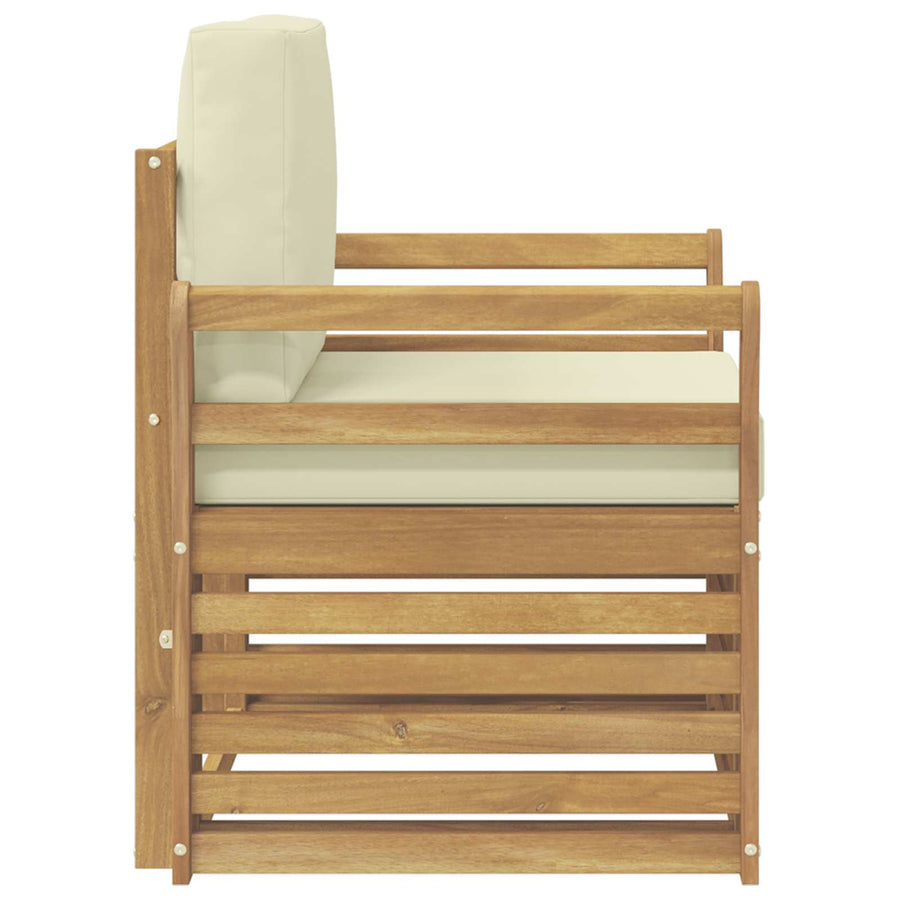 Buiten bankenset Polyester Wit