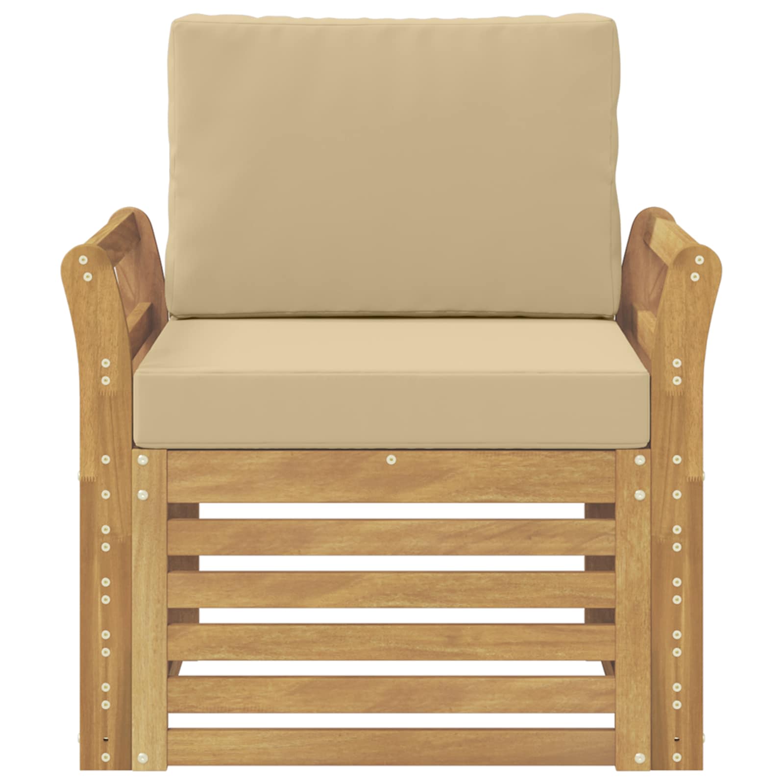 Buiten bankenset Polyester Wit