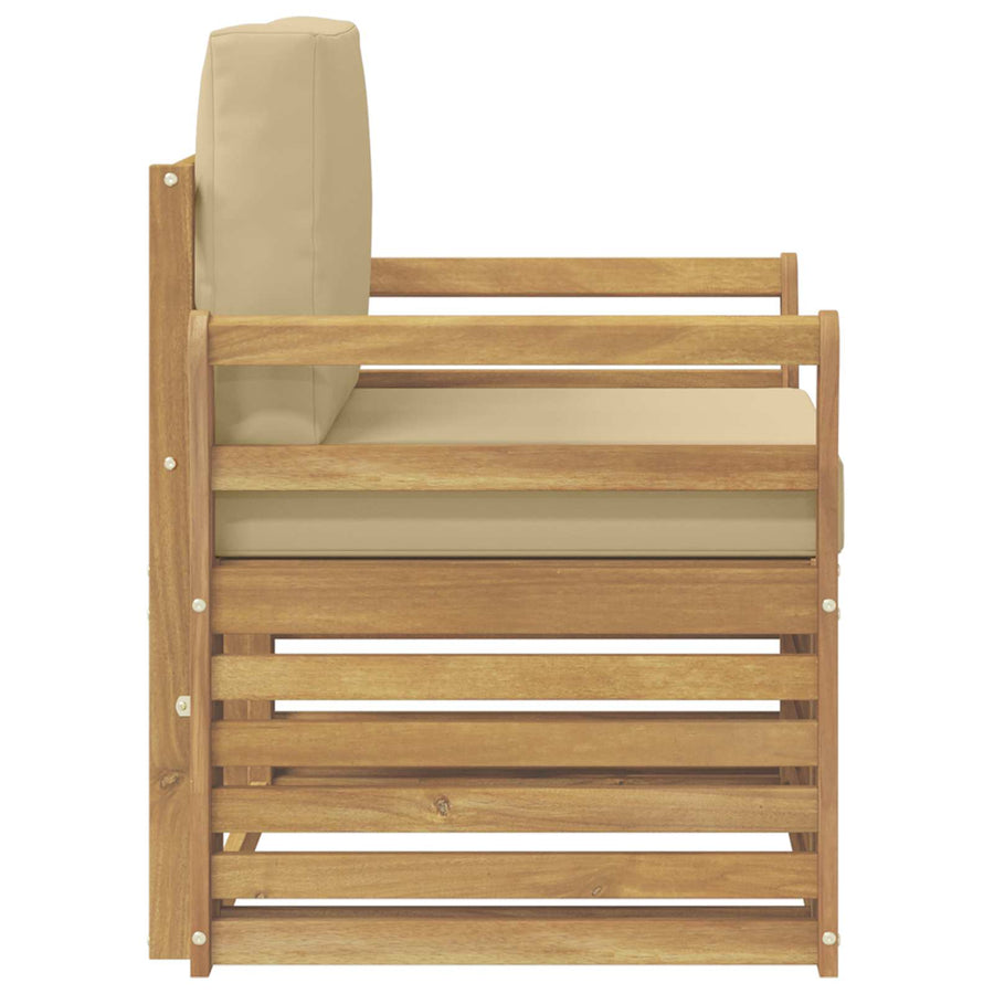Buiten bankenset Polyester Wit