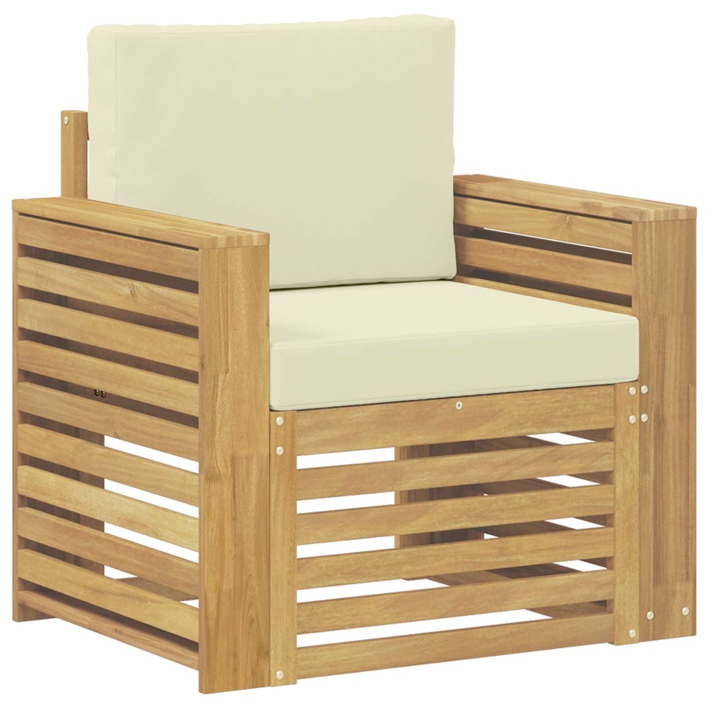 Buiten bankenset Polyester Wit