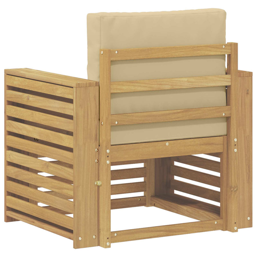 Buiten bankenset Polyester Wit